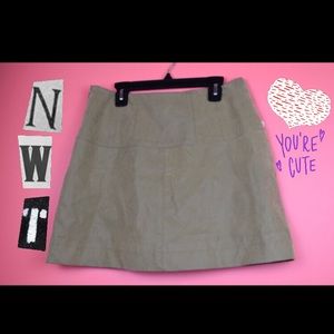 Free People NWT Olive green Skirt Size 8